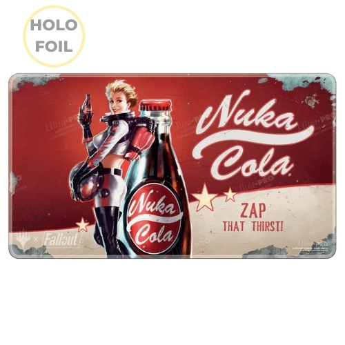 playmat-magic-the-gathering: Fallout Nuka-Cola Holofoil Playmat - MTG