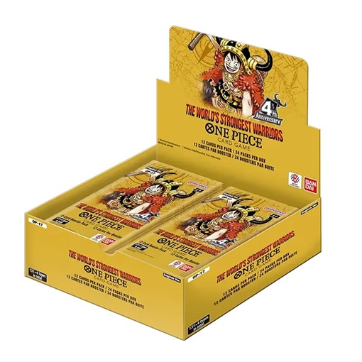 OP17 The World’s Strongest Warriors Box da 24 Buste One Piece Card Game English OP17 The World’s Strongest Warriors Booster Box One Piece Card Game English