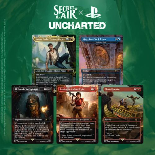 prodotti-magic-mazzi-da-evento: Secret Lair x PlayStation: Uncharted Set