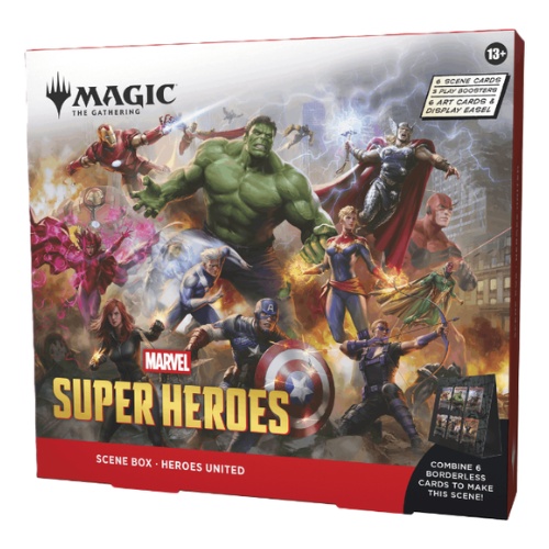 prodotti-magic-altri-prodotti: Heroes United Scene Box Marvel Super Heroes