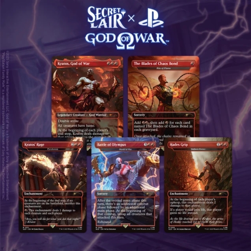 prodotti-magic-mazzi-da-evento: Secret Lair x PlayStation: God of War: Greek Set