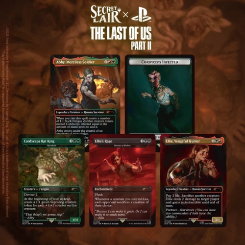 prodotti-magic-mazzi-da-evento: Secret Lair x PlayStation: The Last of Us Part II Set