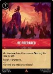 Be Prepared