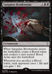 Sanguine Brushstroke