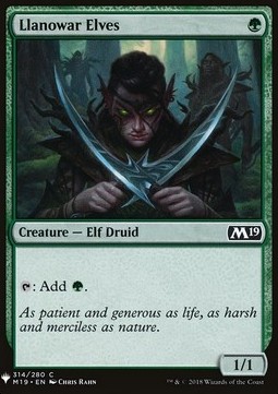 Elfi di Llanowar
