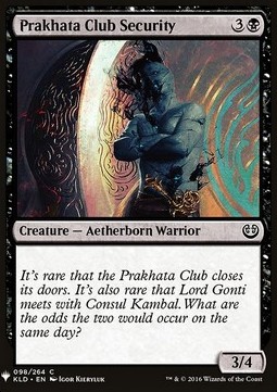 Buttafuori del Club Prakhata