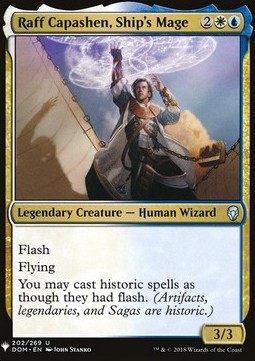 Raff Capashen, Mago di Bordo