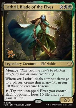 Lathril, Lama degli Elfi