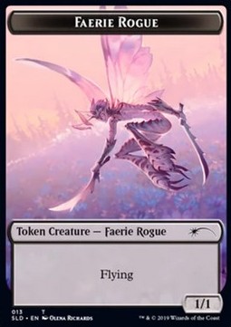 Faerie Rogue Token (Black 1/1)