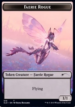 Faerie Rogue Token (Black 1/1)