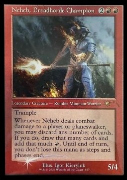 Neheb, Campione dell'Orda Atroce