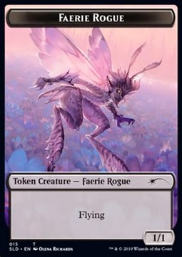 Faerie Rogue Token (Black 1/1)