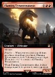 Flaming Tyrannosaurus