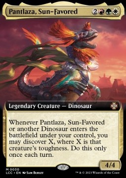 Pantlaza, Favorito dal Sole