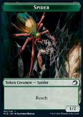 Spider Token (Green 1/2)