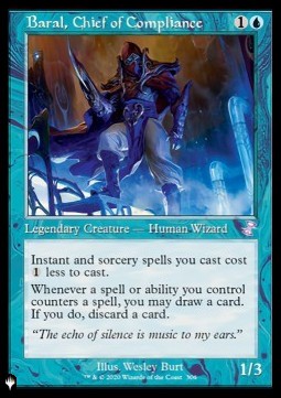 Baral, Commissario della Conformità