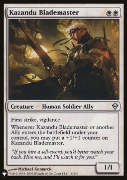 Maestro di Spada di Kazandu