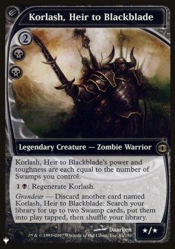 Korlash, Erede di Blackblade