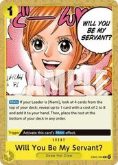 Will You Be My Servant? (EB03-060)