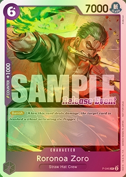 Roronoa Zoro (P-045) (V.3)