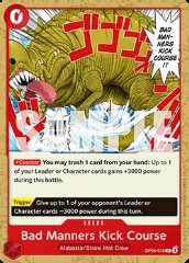 Bad Manners Kick Course (OP04-016)