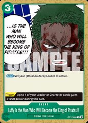 Luffy Is the Man Who Will Become the King of Pirat