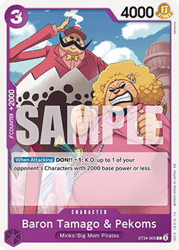 Baron Tamago & Pekoms (ST34-005)