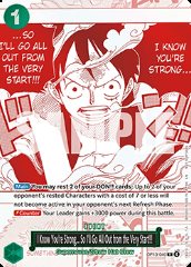 I Know You're Strong... So I'll Go All Out from the Very Start!!! (OP13-040) (V.1)