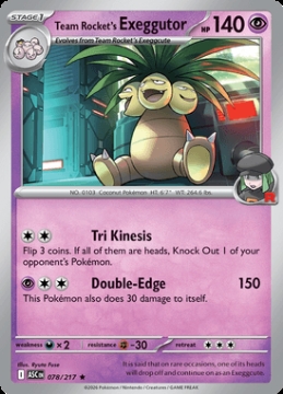 Exeggutor del Team Rocket 