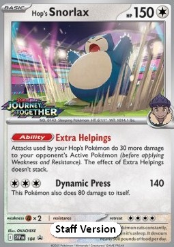 Snorlax di Hop (Staff)