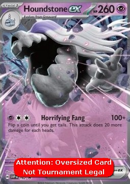 Houndstone ex (OVERSIZED)