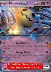 Mimikyu ex (Oversized)