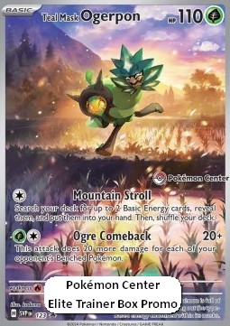Ogerpon Maschera Turchese (Pokèmon Center)