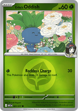 Oddish di Erika (Energy Reverse)