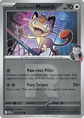 Meowth del Team Rocket (Rocket Reverse)