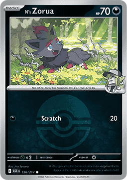 Zorua di N (Ball Reverse)