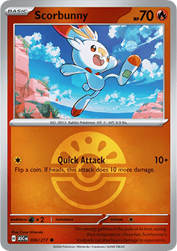 Scorbunny (Ball Reverse)