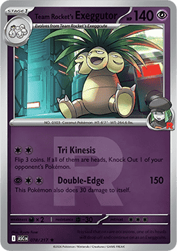 Exeggutor del Team Rocket (Rocket Reverse)