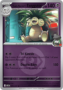 Exeggutor del Team Rocket (Energy Reverse)