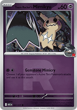Mimikyu del Team Rocket (Rocket Reverse)