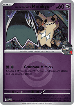 Mimikyu del Team Rocket (Energy Reverse)