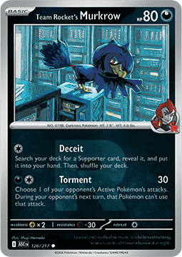 Murkrow del Team Rocket (Rocket Reverse)