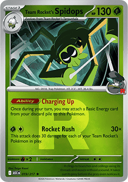 Spidops del Team Rocket (Rocket Reverse)