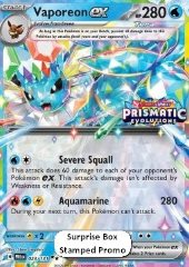 Vaporeon ex (Promo Evoluzioni Prismatiche)