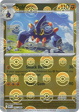 Boldore (Poké Ball Reverse)