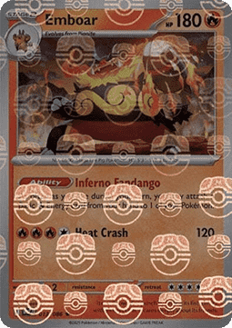 Emboar (Master Ball Reverse)
