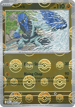 Sawk (Poké Ball Reverse)