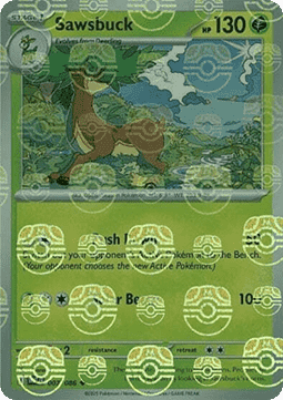 Sawsbuck (Master Ball Reverse)