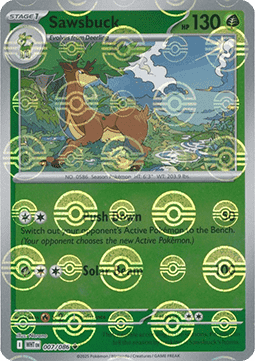 Sawsbuck (Poké Ball Reverse)
