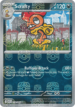 Scrafty (Master Ball Reverse)